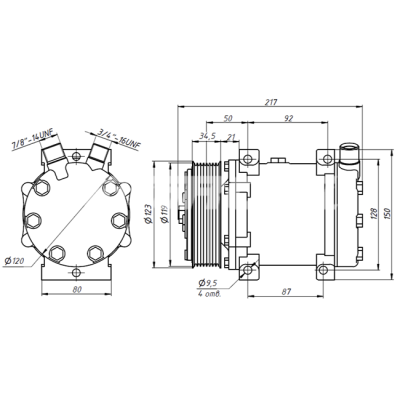 Компрессор RC-U08125Э MOTORCOOL